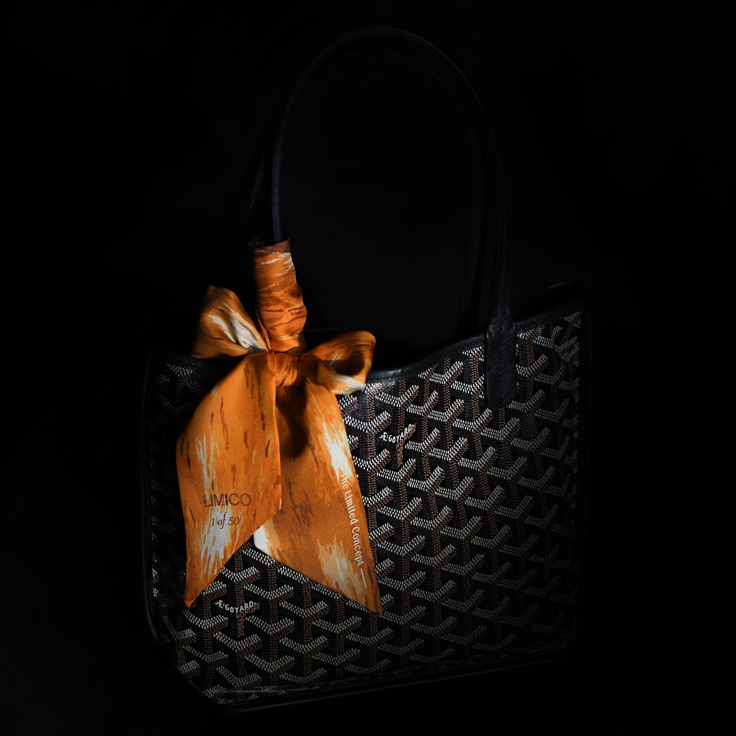 Printed Silk Scarf – Elegant Arabian Deer Inspired