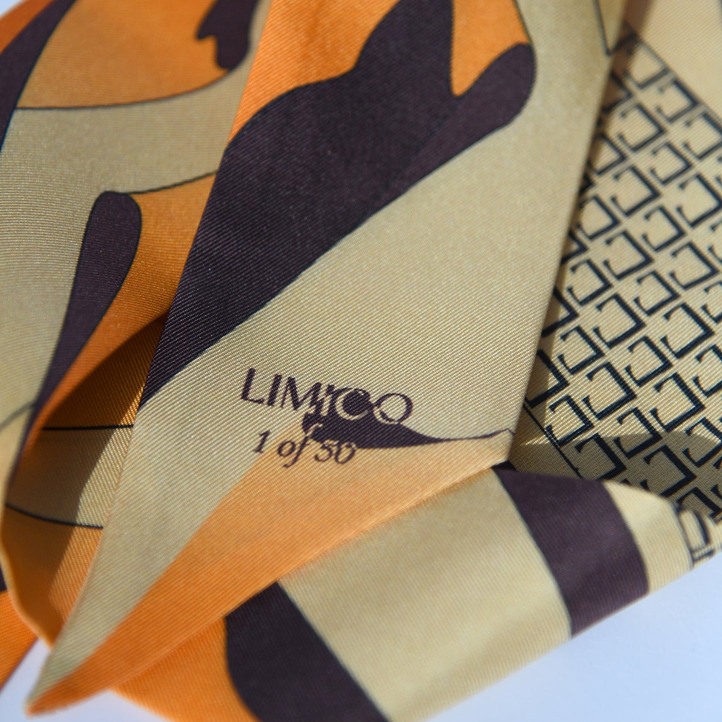 Fashion Silk Scarf – Elegant Oryx Design