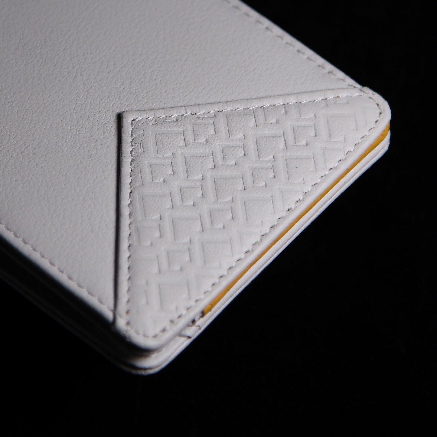 White Gold Bifold Wallet - Luxury Accessory