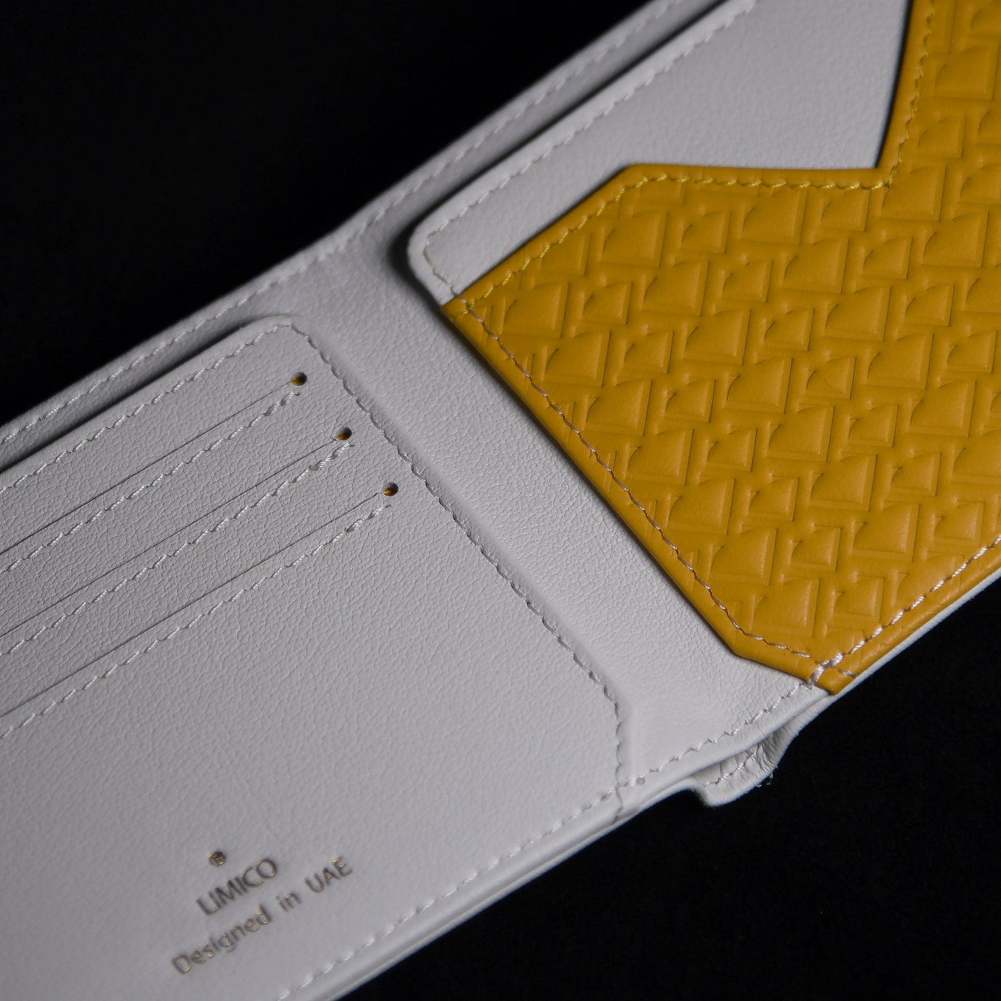 White Gold Bifold Wallet - Luxury Accessory