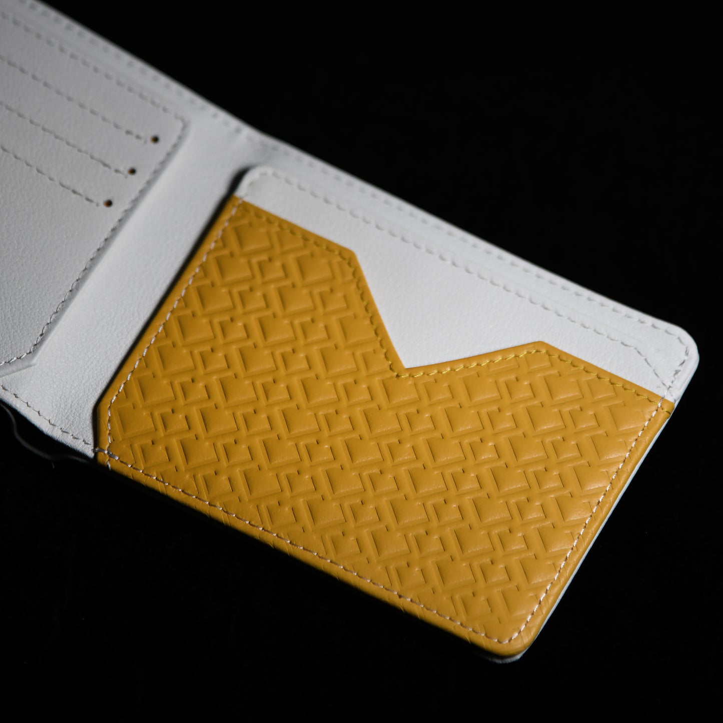 White Gold Bifold Wallet - Luxury Accessory