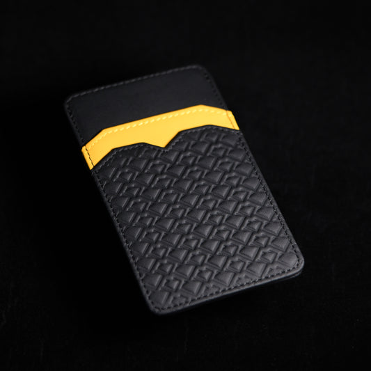 Black Gold | Vertical Card Holder Wallet