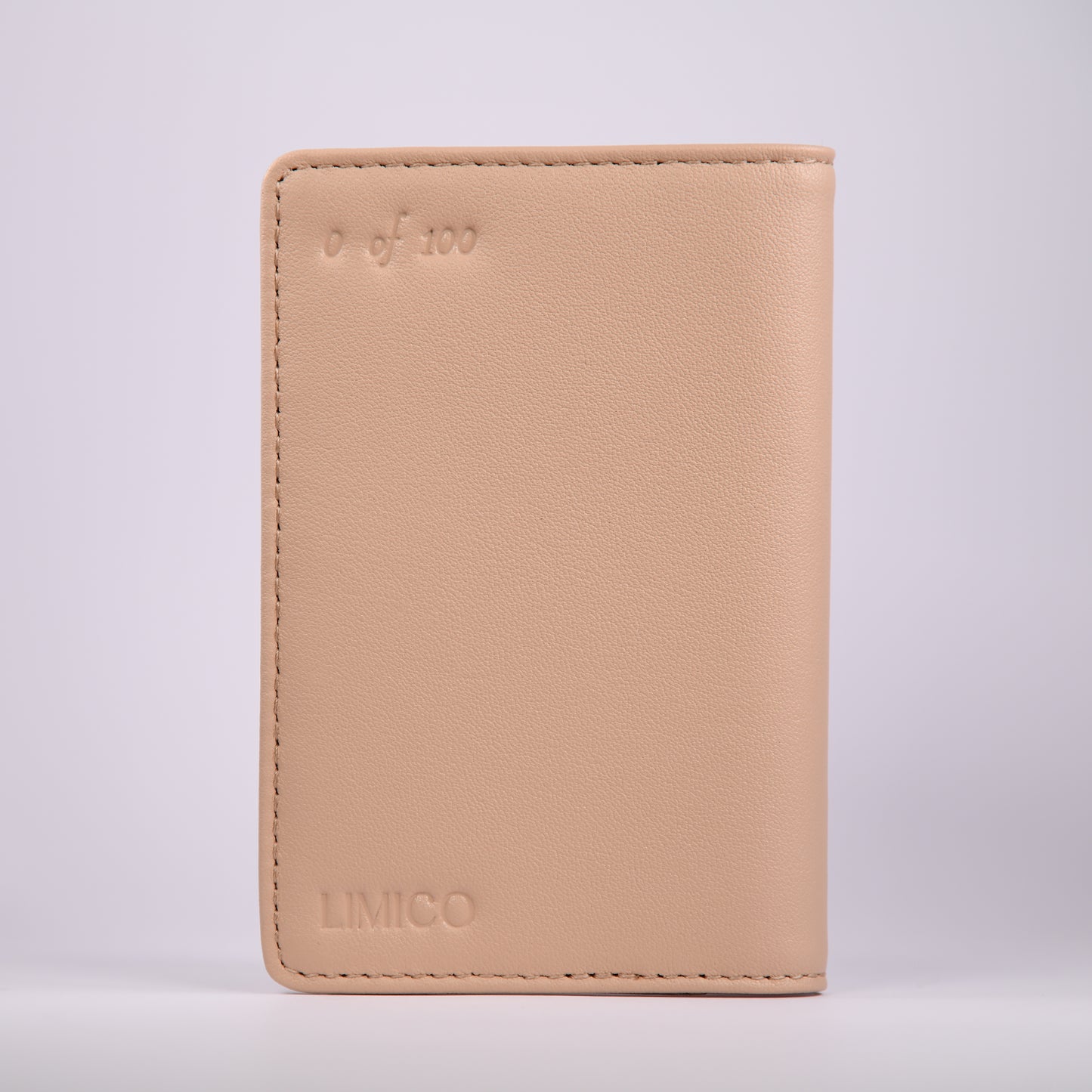 Beige Bifold Wallet – Premium Leather