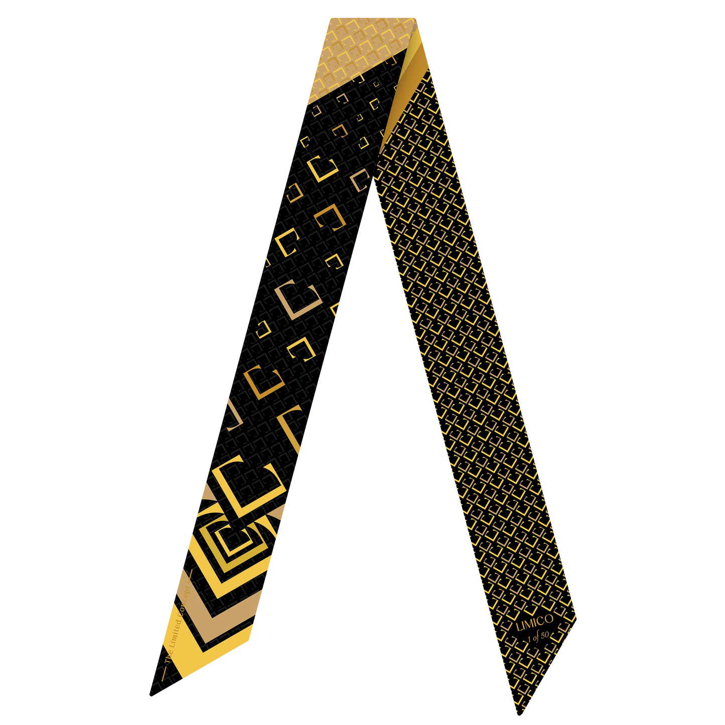 Black Brilliant Silk Scarf – Luxury Silk Scarf