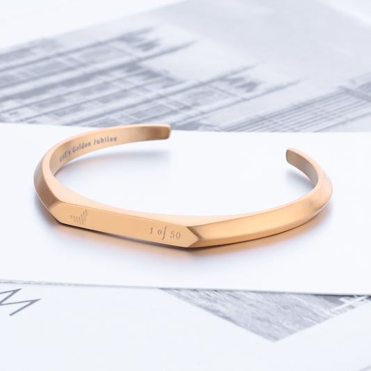 Sandy Gold Bracelet - Hand Kara Jewelry