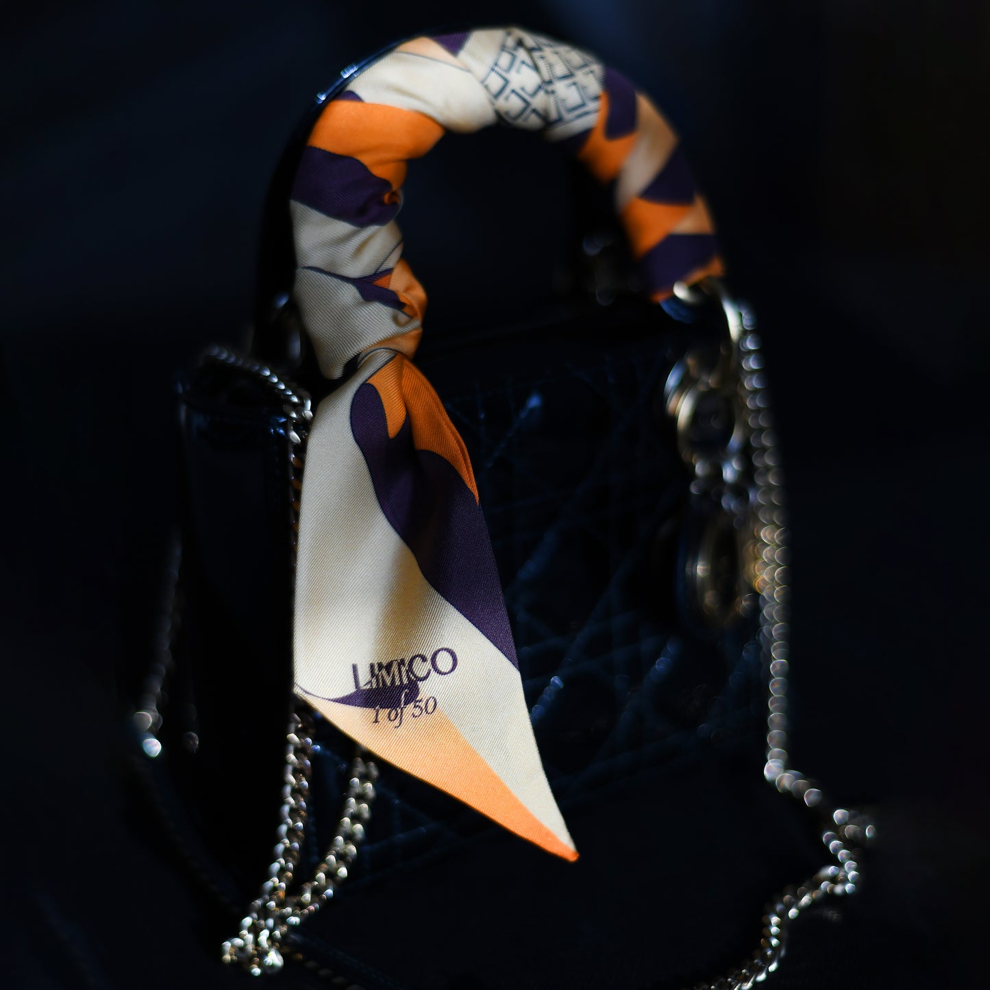 Fashion Silk Scarf – Elegant Oryx Design
