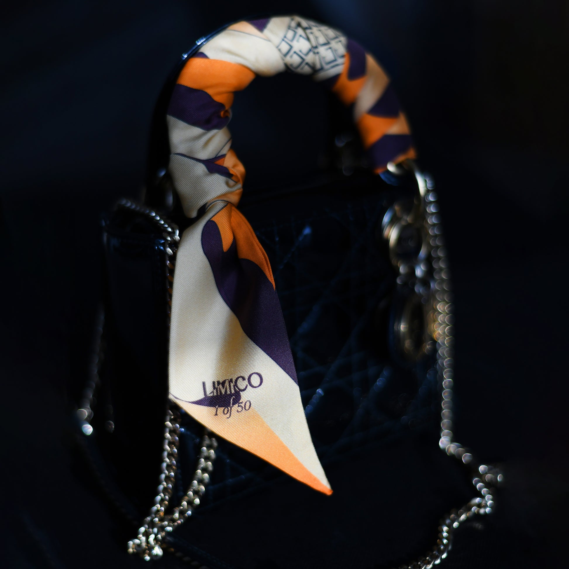 Fashion Silk Scarf – Elegant Oryx Design