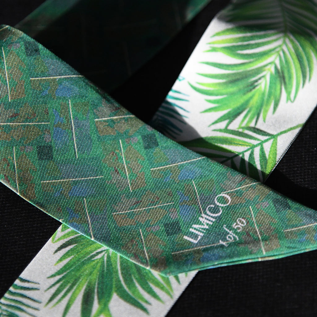 Silk Head Scarf – Arabian Palm Inspired 