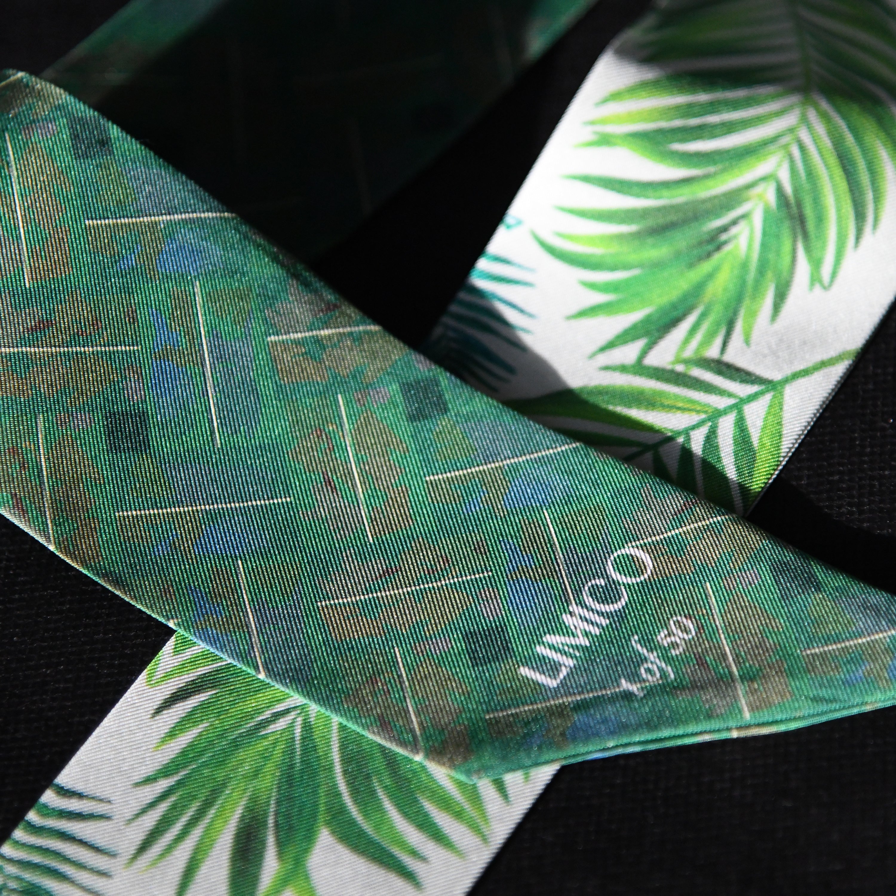 Silk Head Scarf – Arabian Palm Inspired 