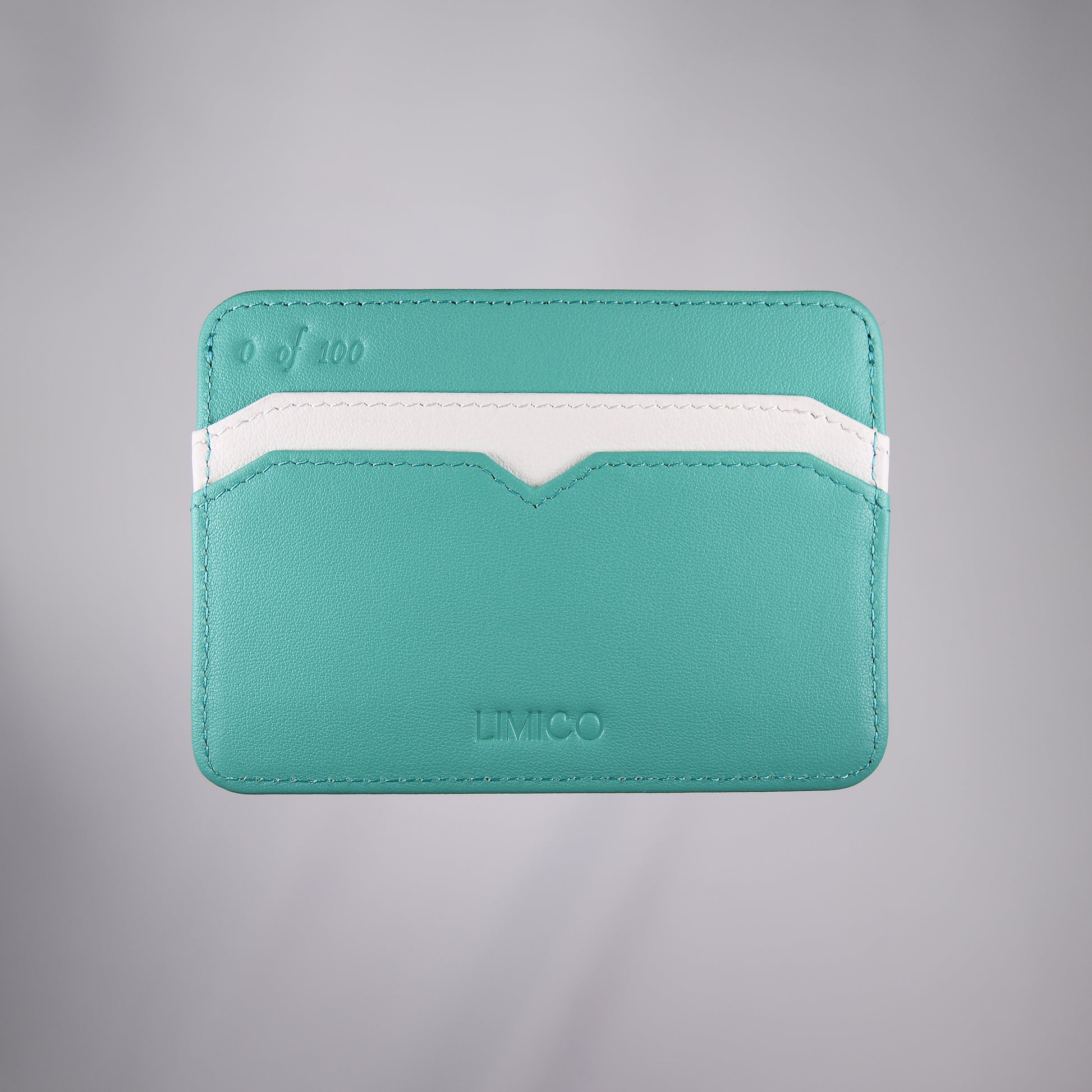 Aqua Cardholder Wallet – Luxury Leather Wallet