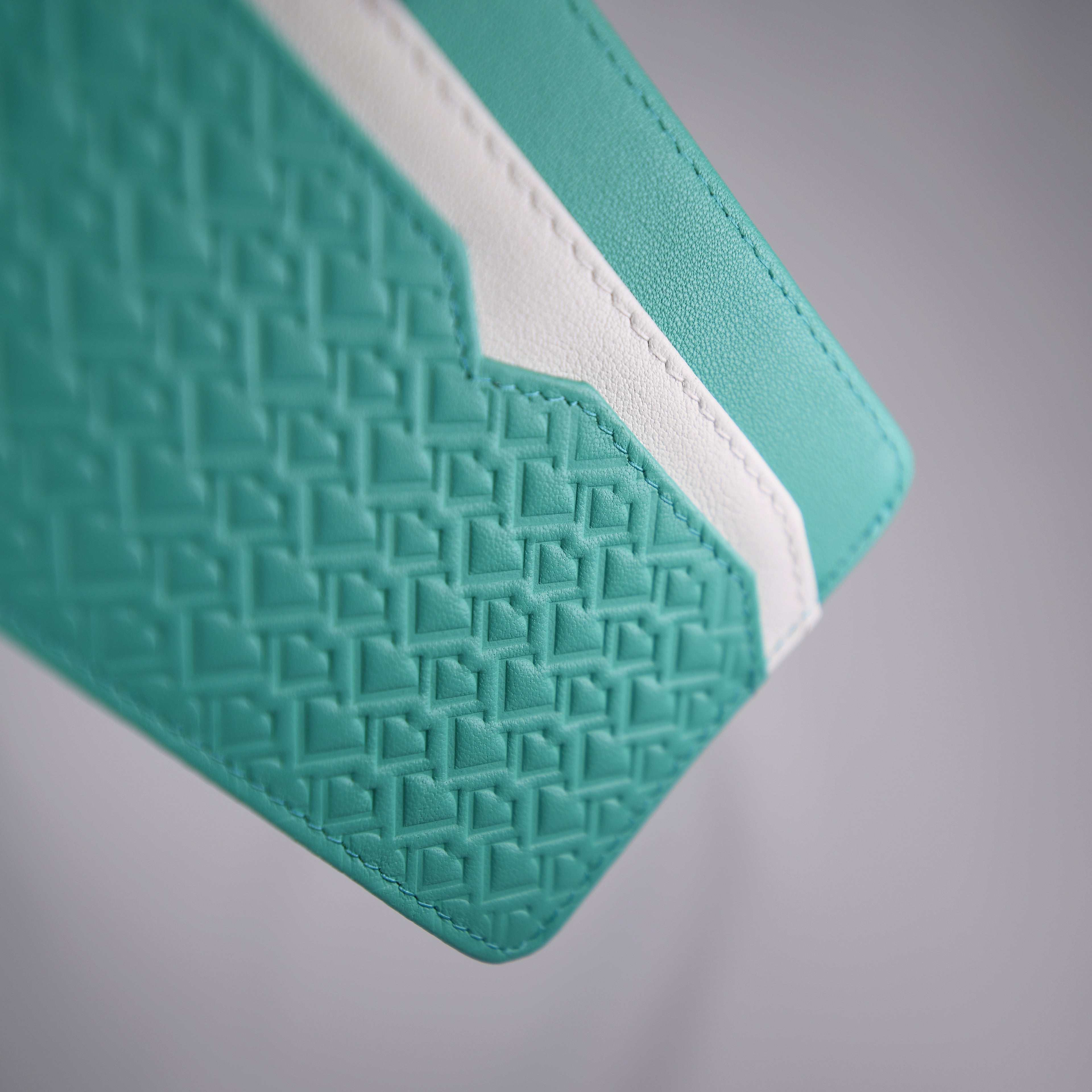 Aqua Cardholder Wallet – Luxury Leather Wallet