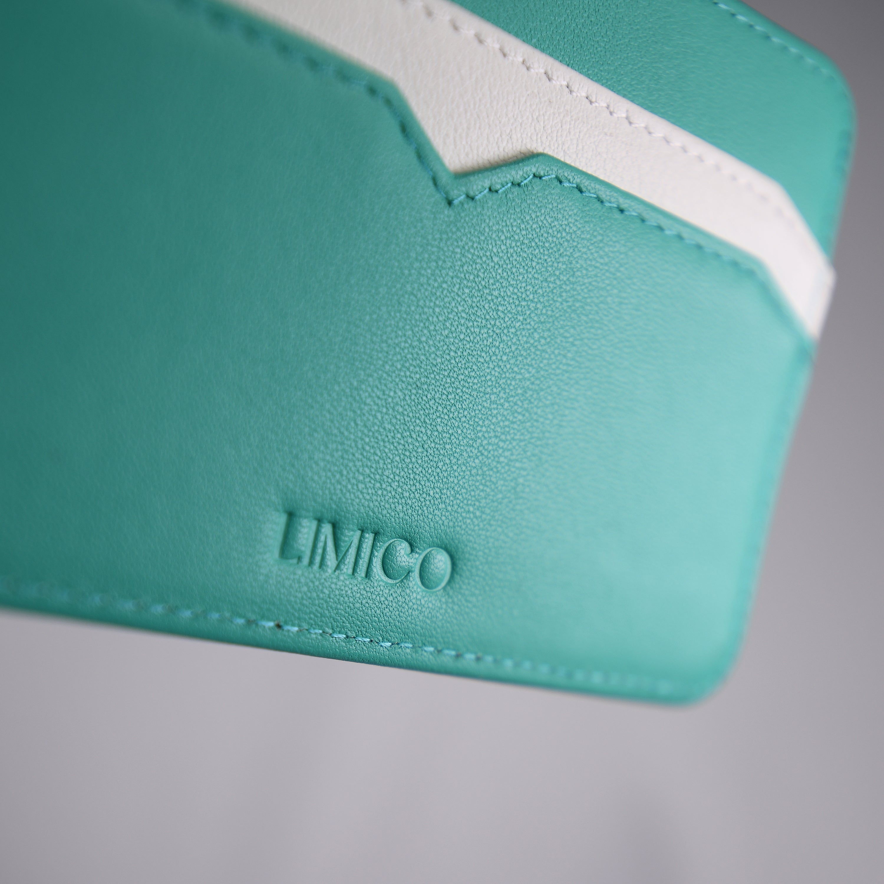 Aqua Cardholder Wallet – Luxury Leather Wallet