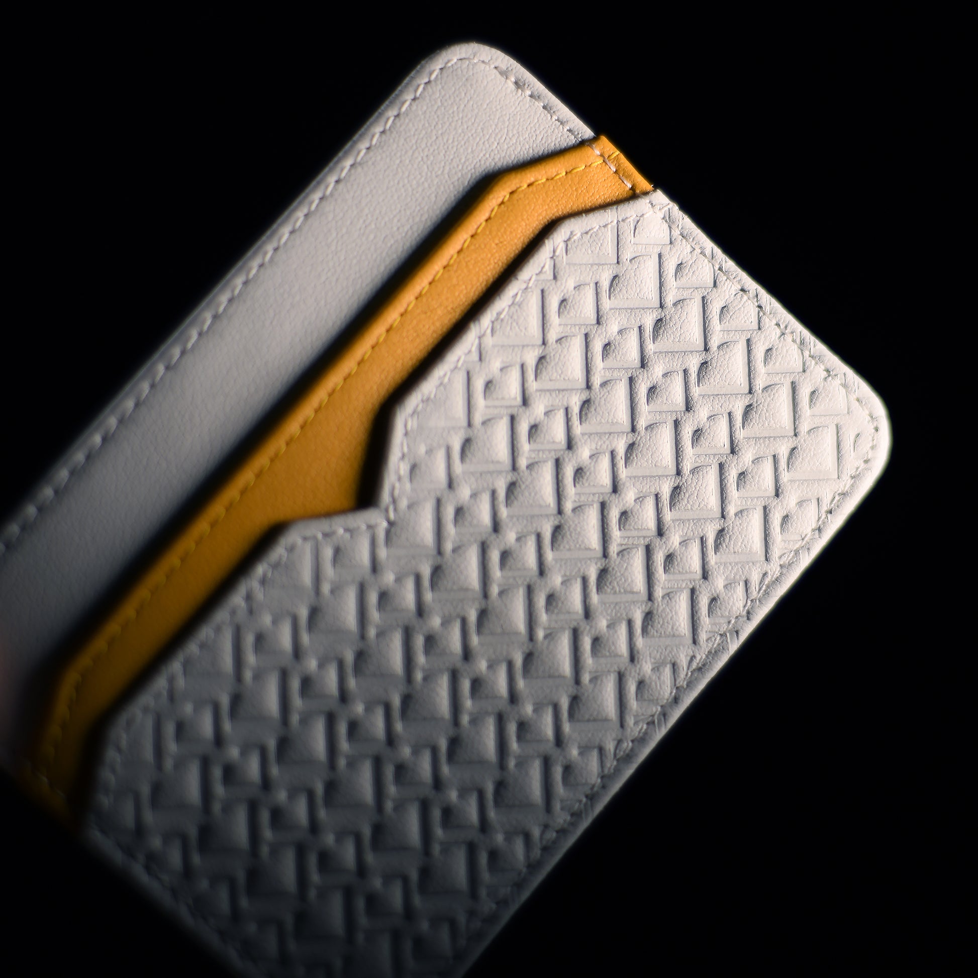 White Gold Cardholder Wallet 