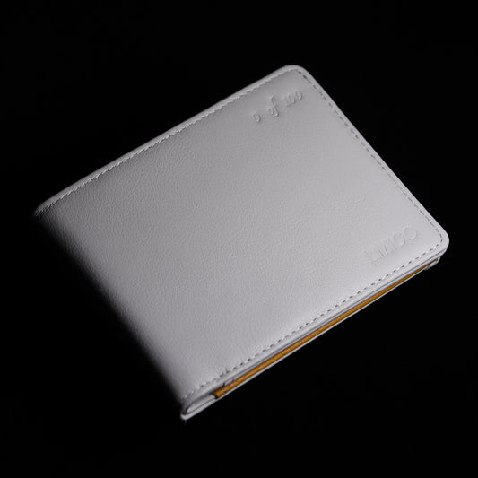 White Gold Bifold Wallet - Luxury Accessory