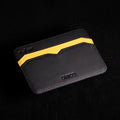 Horizontal Card Holder Wallet - Black Gold