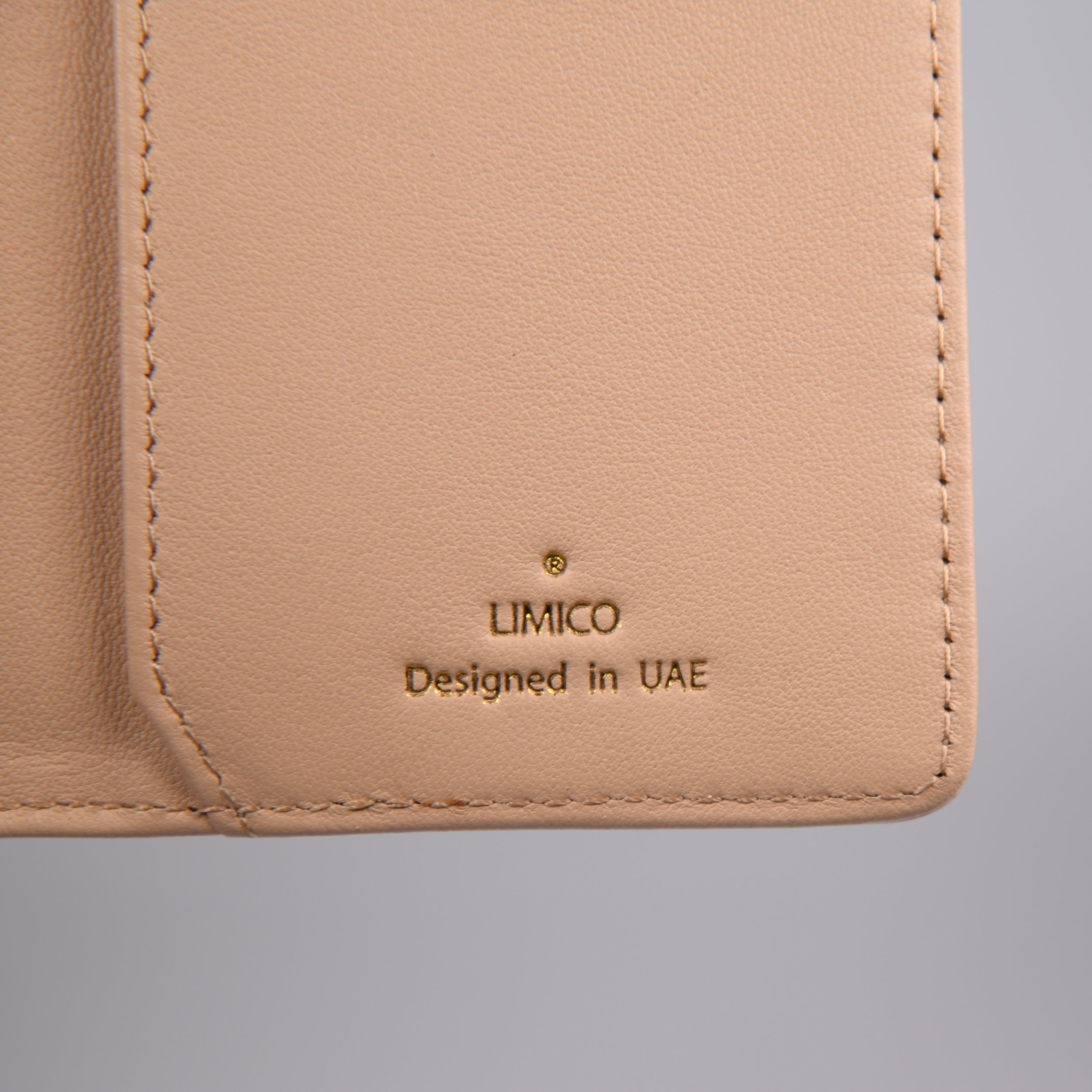 Beige Bifold Wallet – Premium Leather