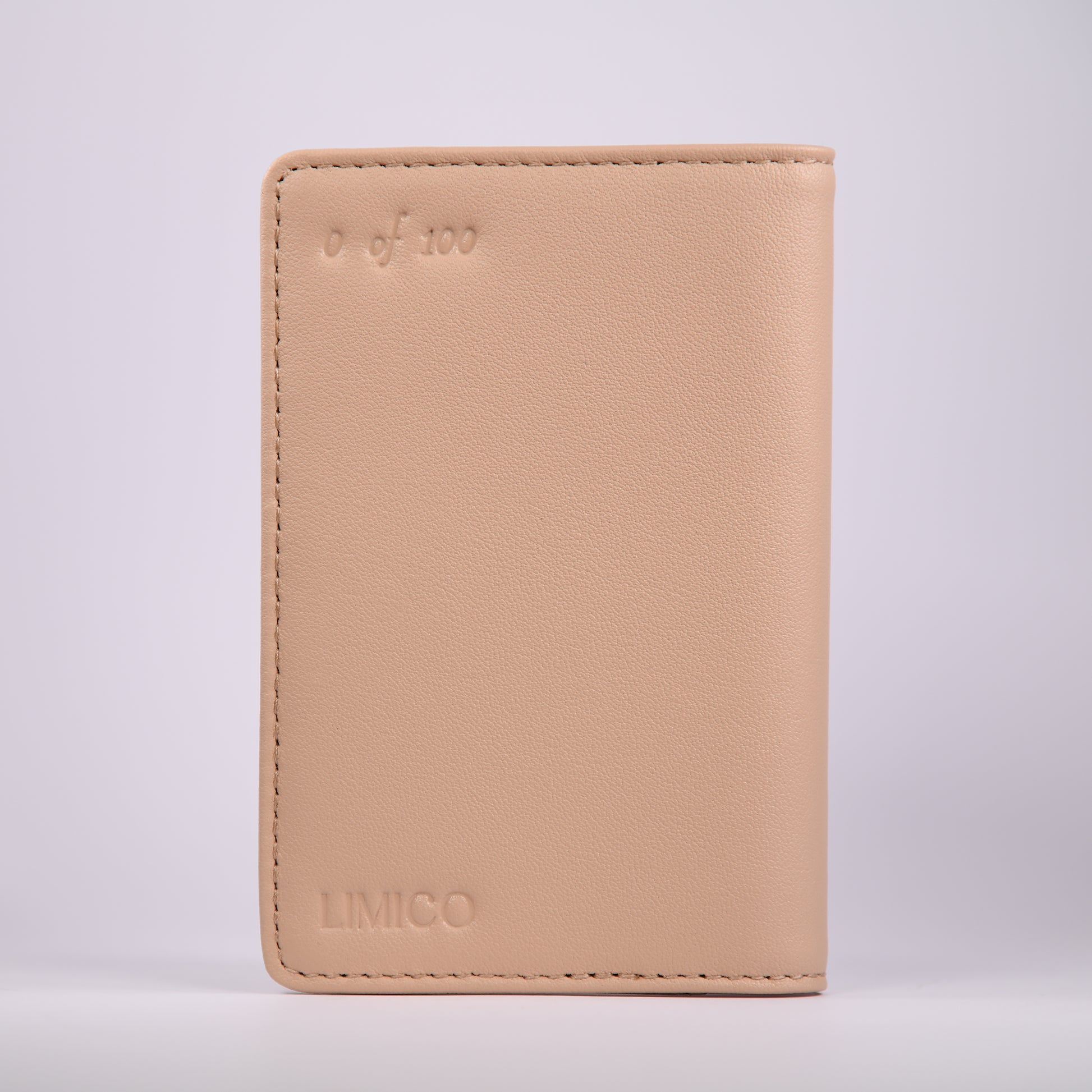 Beige Bifold Wallet – Premium Leather