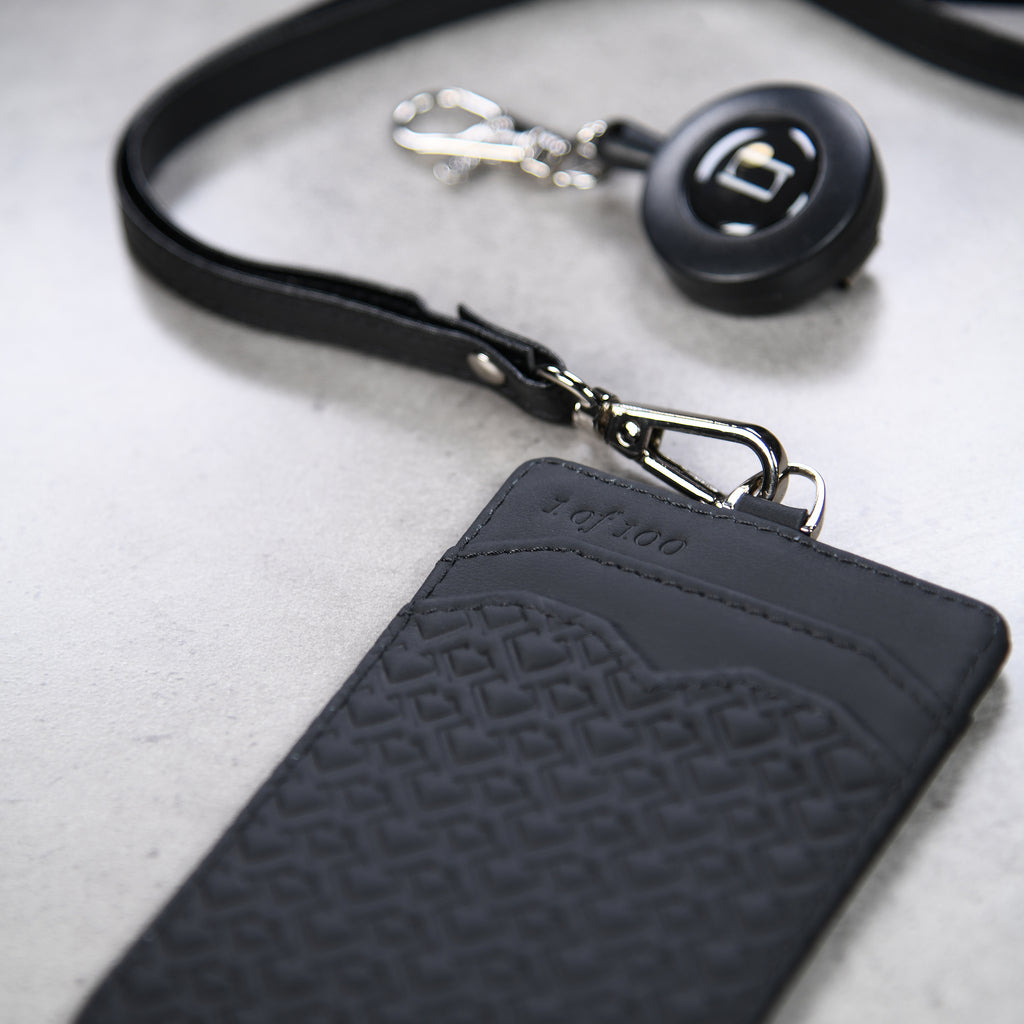 leather badge holder
