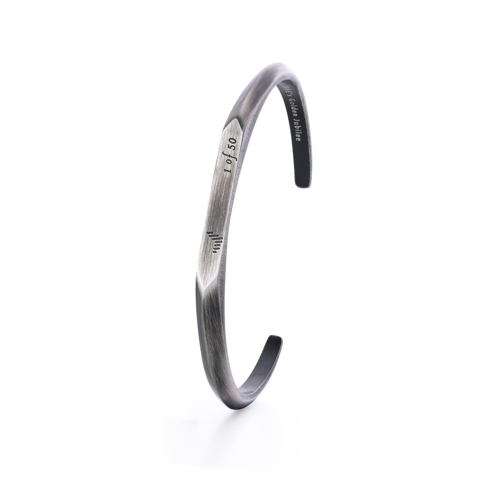 Dark Gray Bracelet – Artistic Metal Jewelry